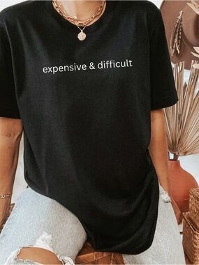 NEW Expensive and Difficult top shirt S-5X